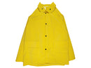 Rain Jackets - Polyvinyl Chloride (PVC) Polyester 3 Piece Rain Suit - Yellow