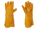Welding Gloves - Cow Split Leather Gloves - Golden Brown