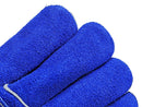 Welding Gloves - Cow Split Leather Gloves - Reinforced Thumb and Palm - Blue