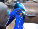 Welding Gloves - Cow Split Leather Gloves - Reinforced Thumb and Palm - Blue