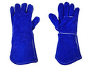 Welding Gloves - Cow Split Leather Gloves - Blue