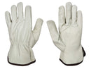 Driver Gloves - Cow Grain Gloves - Keystone Thumb - Economy - Beige