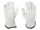 Driver Gloves - Goat Skin Gloves - White