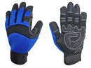 Mechanic Gloves - Synthetic Leather Glove - Blue