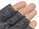 Mechanic Gloves - Synthetic Leather Fingerless Glove - Hi Vis Yellow