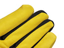 Mechanic Gloves - Goat Skin Glove - Black and Golden Yellow