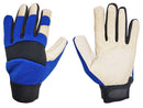 Mechanic Gloves - Pig Skin Glove - Blue