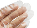 Cast Polyethylene CPE Disposable Gloves - 1 Mil Thick Powder Free Gloves - Semi Transparent