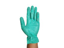 Vinyl Disposable Gloves - Aloe - 5 Mil Thick Powder Free Industrial Grade Gloves - Green