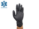 Vinyl Nitrile Disposable Gloves - 3 Mil Thick Black Powder Free Medical Grade Gloves