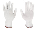 String Knit - Nylon Knit Gloves - White