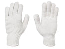 String Knit - Polyester String Knit Gloves - Heavy Duty - White