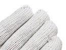 String Knit - Cotton String Knit Gloves - 600 grams - Bleached White