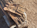 Driver Gloves - Suede Split Leather Gloves - Brown