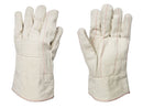 Hot Mill - 20 oz Standard Feature Canvas Cuff Gloves - Beige