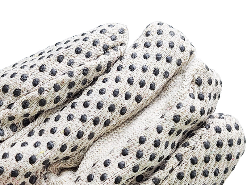 Cotton - 9 oz Cotton Canvas Gloves - Beige - Premium