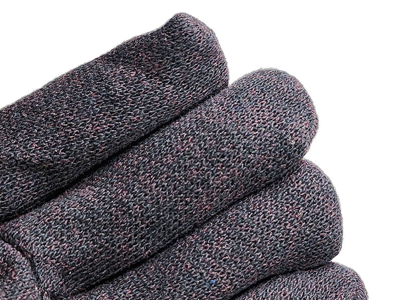 Cotton - 12 oz Brown Jersey Gloves
