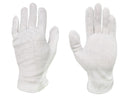 Cotton - Medium Weight Lisle Cotton Glove - White