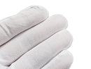 Cotton - Nylon Stretchable Gloves - White