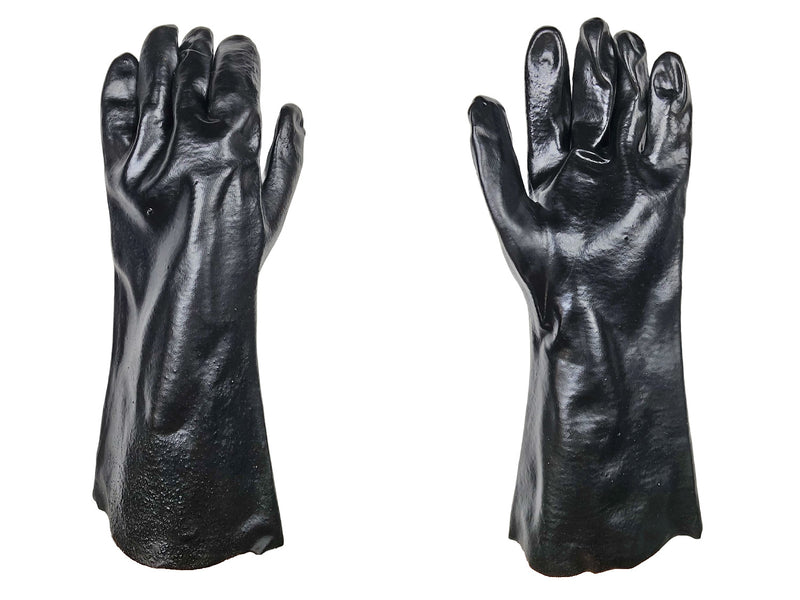 Chemical Resistant - Smooth PVC Coated Gloves - 14" Cuff