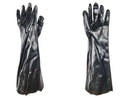 Chemical Resistant - Smooth PVC Coated Gloves - 18" Cuff