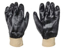 Chemical Resistant - Smooth PVC Coated Gloves - Knit Wrist
