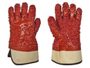 Chemical Resistant - Rocky PVC Coated Gloves - Canvas Cuff