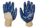 Chemical Resistant - Smooth Nitrile Coated Gloves - Knit Cuff
