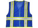 Safety Vest - Mesh Vest with Pockets - Blue