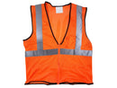 Safety Vest - Class II Mesh Vest - Hi Vis Orange