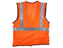 Safety Vest - Class II Mesh Vest - Hi Vis Orange