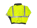 Safety Jacket - Class III Water Resistant Jacket - Removable Liner - Hi Vis Yellow and Black