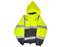 Safety Jacket - Class III Water Resistant Jacket - Hi Vis Yellow and Black