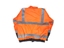 Safety Jacket - Class III Water Resistant Jacket - Hi Vis Orange and Black