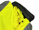 Safety Bomber Jacket - Class III Water Resistant Jacket - Hi Vis Yellow and Black