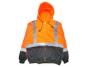 Safety Hoodie - Class III Hoodie - Hi Vis Orange and Black