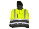 Safety Hoodie - Class III Water Resistant Hoodie - Hi Vis Yellow and Black