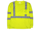 Safety T-Shirts - Class III Long Sleeve T-Shirts - Hi Vis Yellow
