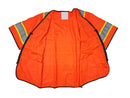 Safety Vest - Class III Solid Vest - Hi Vis Orange