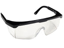 Type 2 - Safety Glasses - Frameless with Black Temples and Clear Lenses