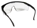 Type 2 - Safety Glasses - Frameless with Black Temples and Clear Anti Fog Lenses