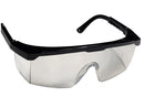 Type 2 - Safety Glasses - Frameless with Black Temples and Indoor Outdoor Lenses