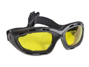 Type 17 - Safety Goggles - Black Full Frame with Amber Lenses