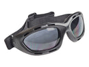 Type 17 - Safety Goggles - Black Full Frame with Grey Tinted Lenses