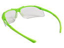 Type 12 - Safety Glasses - Hi Vis Half Frame with Indoor Outdoor Lenses