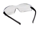 Type 6 - Safety Glasses - Frameless with Black Temples and Clear Lenses