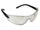 Type 6 - Safety Glasses - Frameless with Black Temples and Indoor Outdoor Lenses