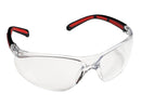 Type 9 - Safety Glasses - Frameless with Rubber Temples and Clear Anti Fog Lenses