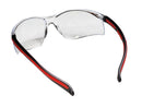 Type 9 - Safety Glasses - Frameless with Rubber Temples and Clear Anti Fog Lenses