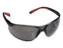 Type 9 - Safety Glasses - Frameless with Rubber Temples and Grey Tinted Lenses
